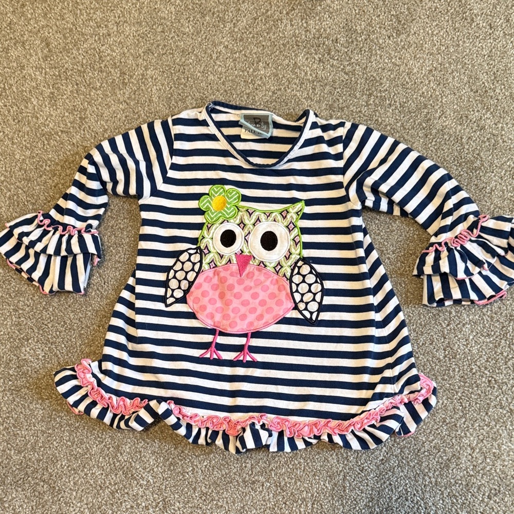 Owl Dress with Ruffle Sleeves Play Condition